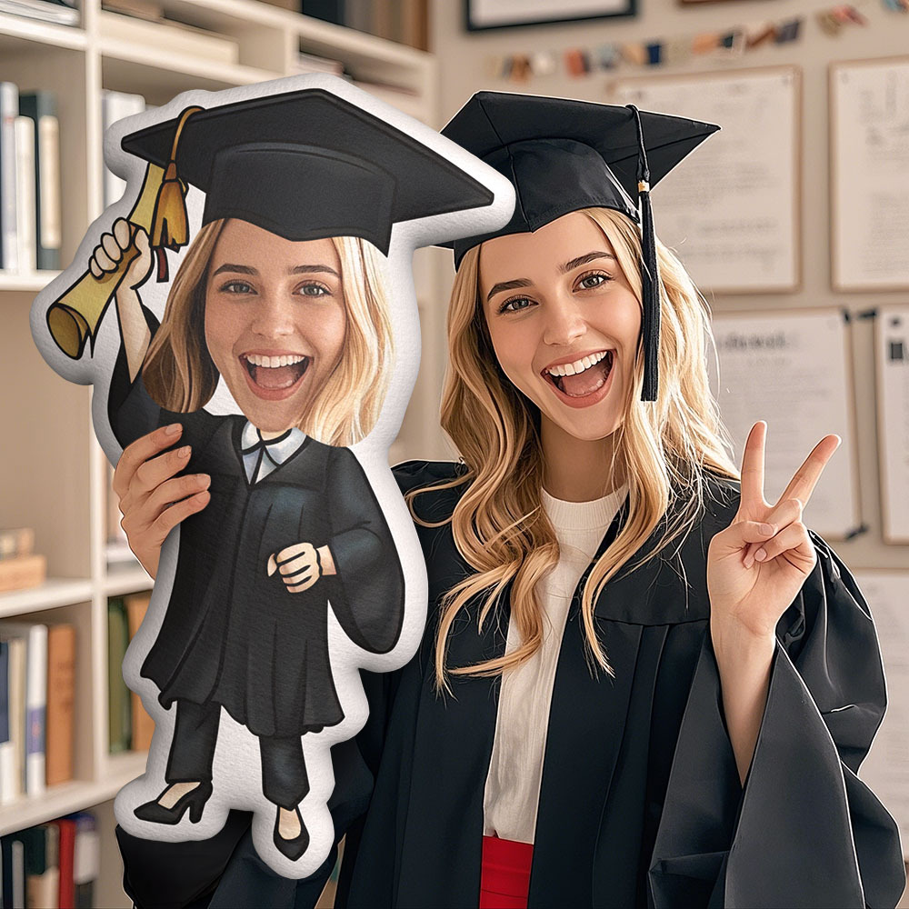 Custom Minime Throw Pillow Graduation I Got The Diploma Pillow Personalized Photo Minime Pillow For Graduated Students
