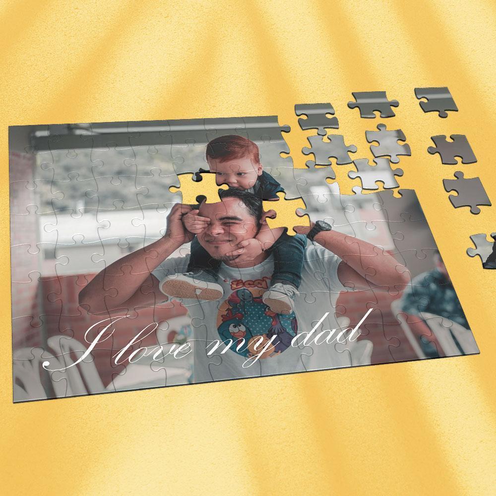 Custom Photo Jigsaw Puzzle Gifts I Love My Dad 35-1000 Piece