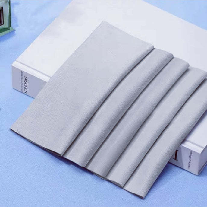 Glasses Cloth Suede Microfiber Wipe Cleaning Polishing Cloth Gift Cloth 15X18CM - makephotopuzzleuk