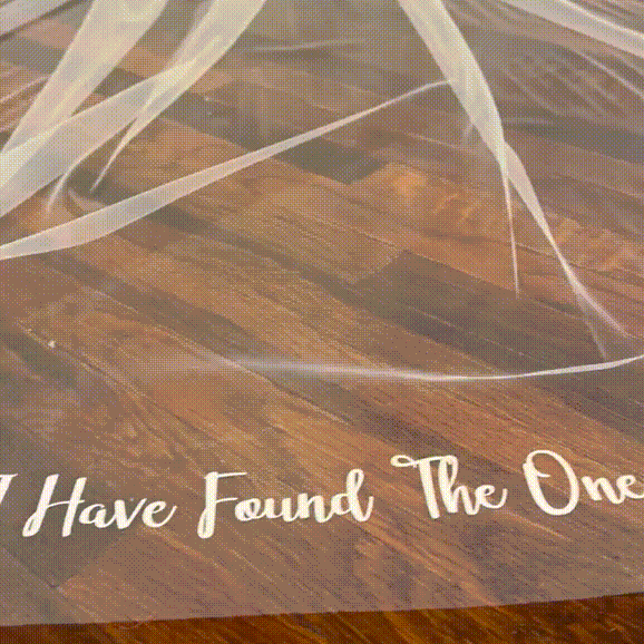 "I Have Found The One" Veil - makephotopuzzleuk