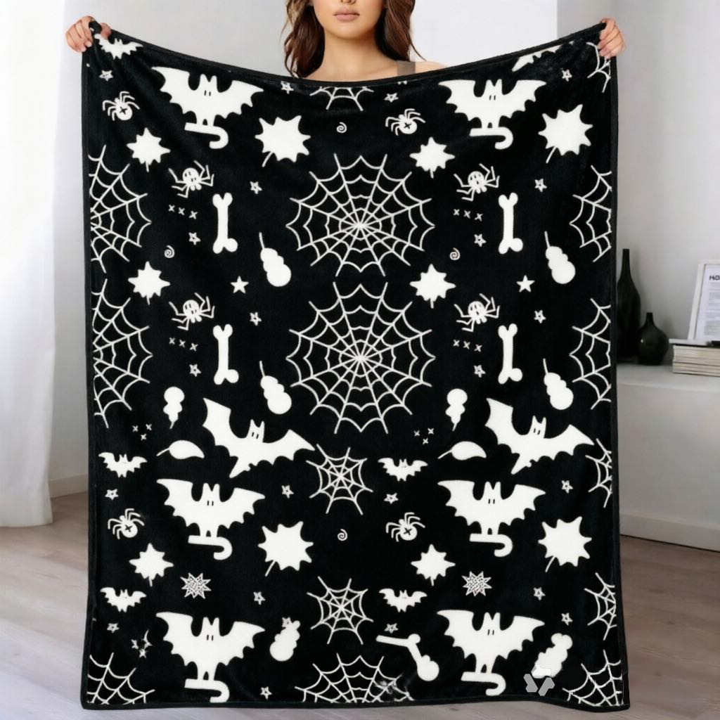 DIY Coloring Blanket with 24 Colors Markers, Color Your Own Blankets, Customizable Washable Diys Colorings Blanket Kits, You Can Color Fuzzy Velvet, Creative Diys Colorings Blankets for Adults - makephotopuzzleuk