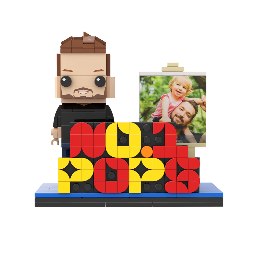 Gift for Dad Custom Brick Figures Perfect Gift Happy Father's Day