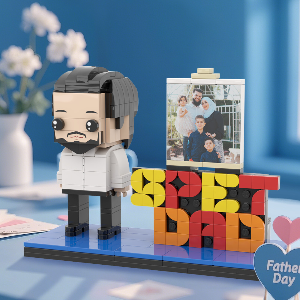 Gift for Dad Custom Brick Figures Perfect Gift Happy Father's Day