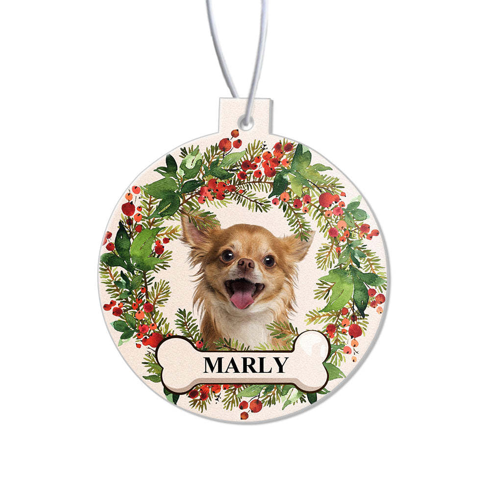 Custom Car Air Freshener Rearview Mirror Ornament Funny Air Freshener Gifts for Christmas - makephotopuzzleuk