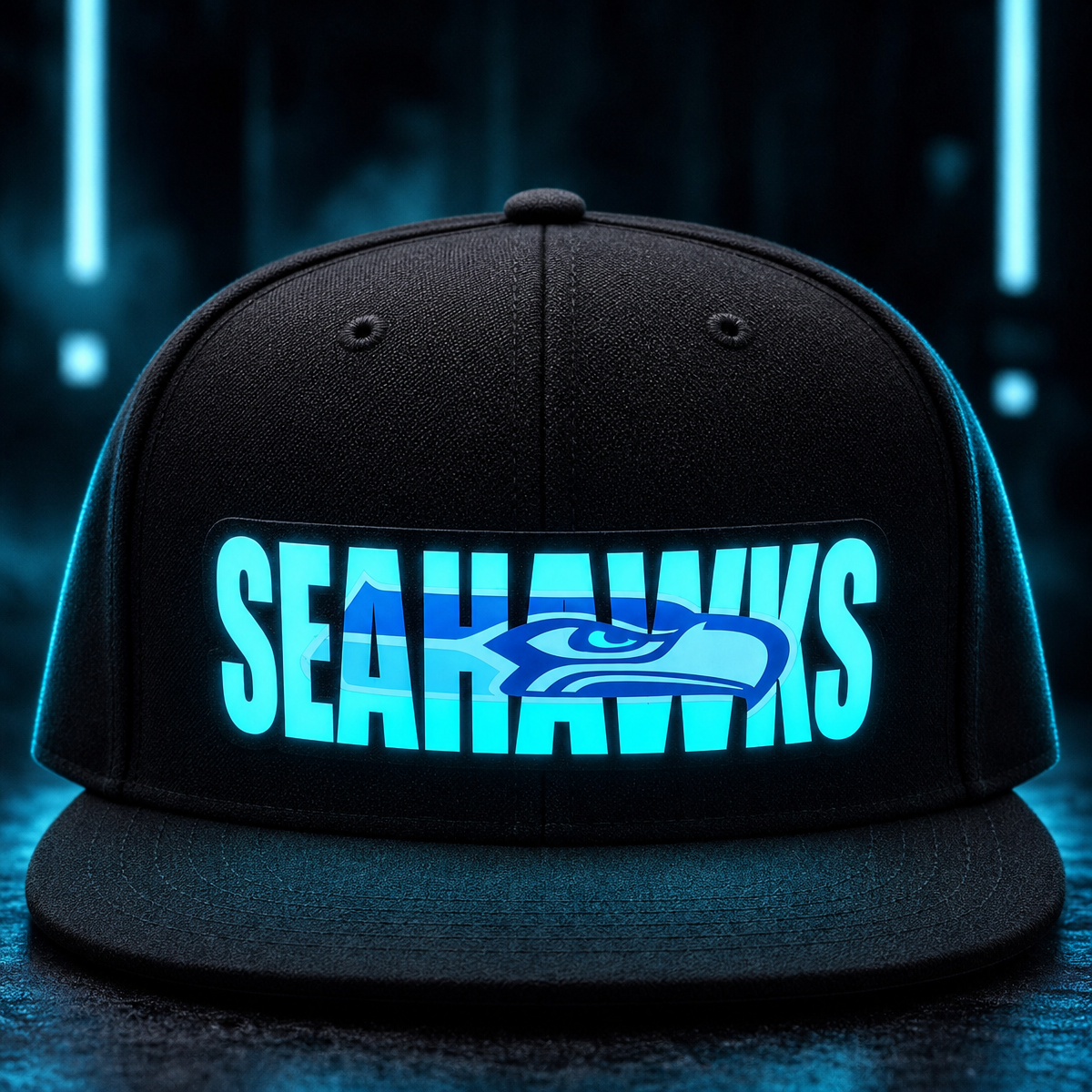 Football Fan LED Light-Up Snapback Cap - makephotopuzzleuk