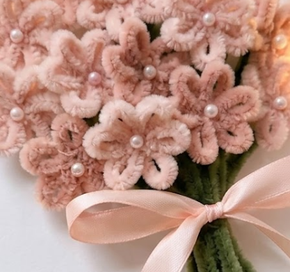 Personalized Mothers Day Gift Shadow Box Handmade Pipe Cleaner Flower Bouquet with Custom Photos Lights Unique Keepsake for Mom - makephotopuzzleuk