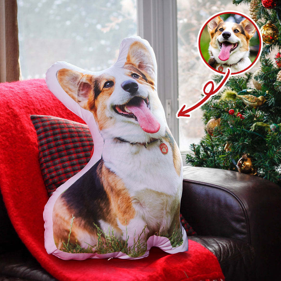 Custom Photo Pet Face Personalized Pillow 3D Portrait Pillow