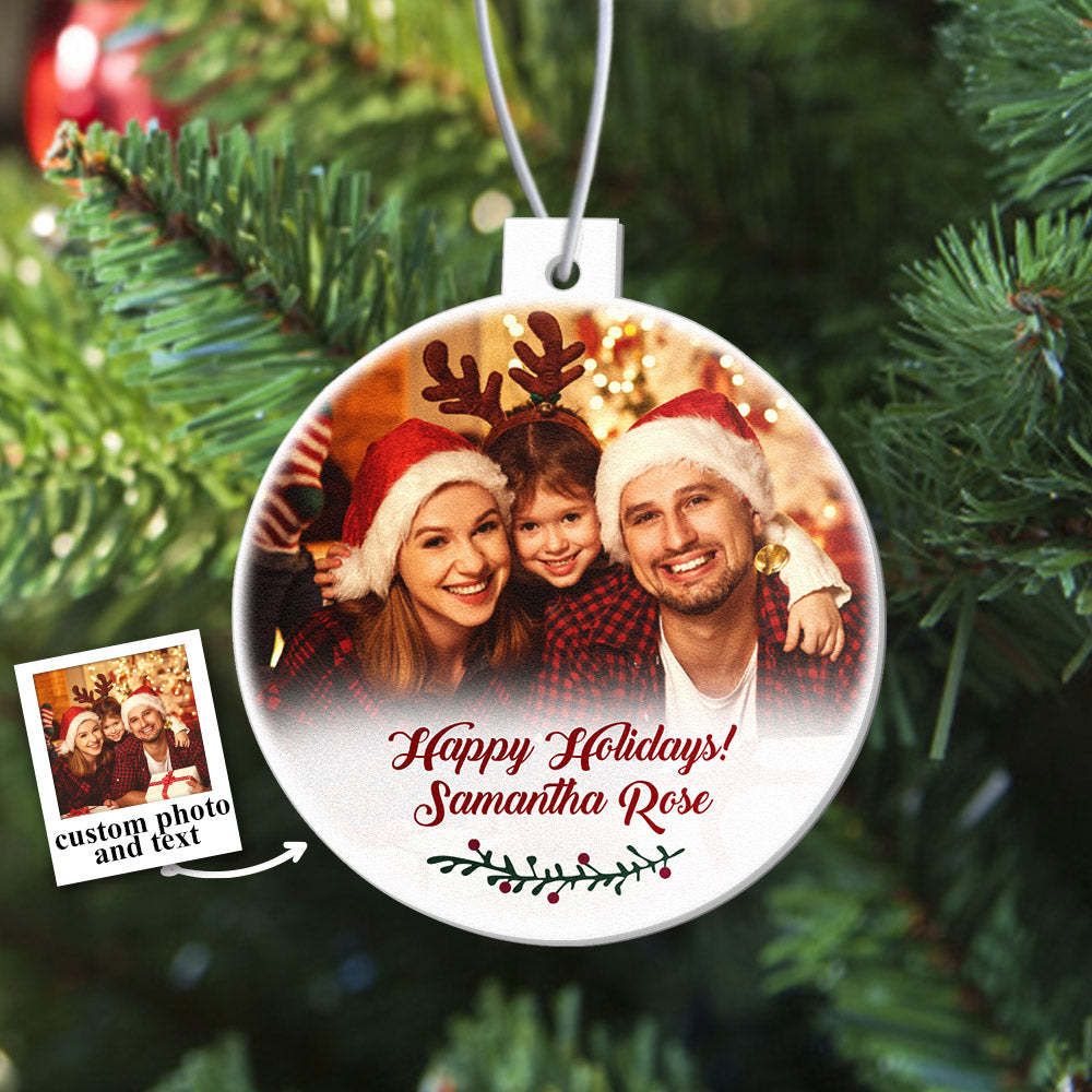 Custom Car Air Freshener Rearview Mirror Ornament Funny Air Freshener Gifts for Christmas - makephotopuzzleuk