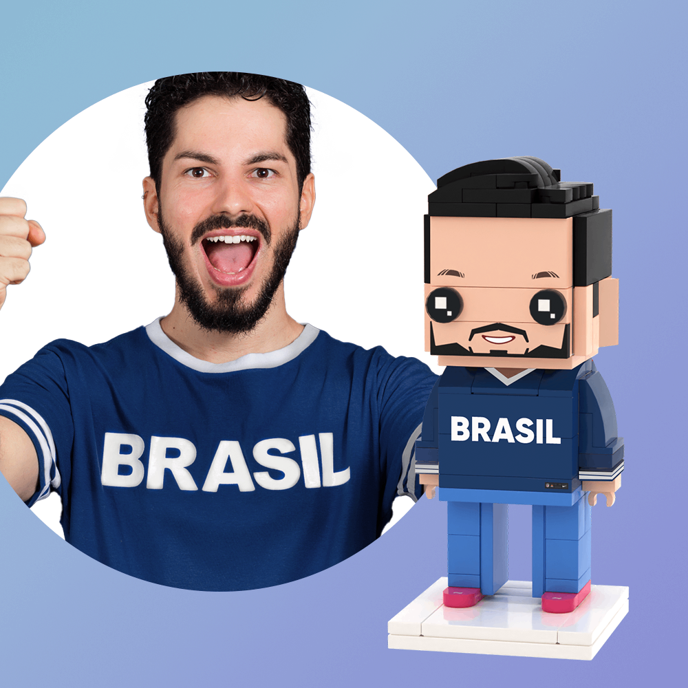 Fully Body Customizable 1 Person Detailed Version Custom Brick Figures Small Particle Block Toy for Fans