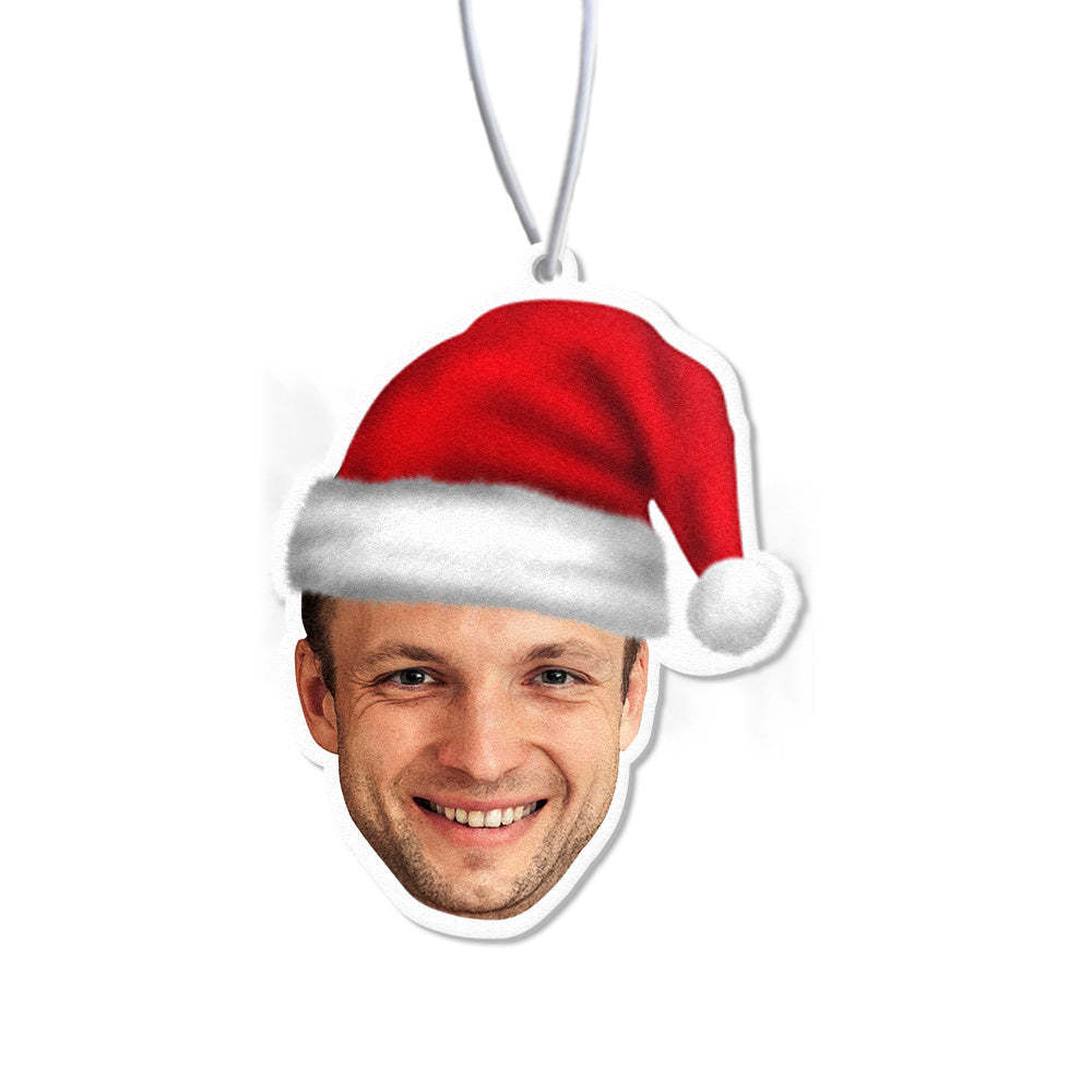 Custom Car Air Freshener Rearview Mirror Ornament Funny Air Freshener Gifts for Christmas - makephotopuzzleuk