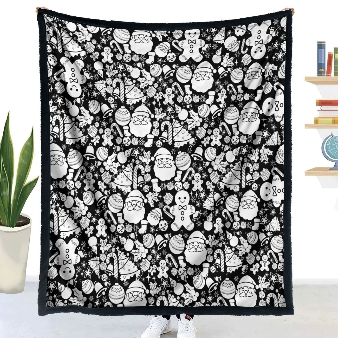 DIY Drawing Blanket (Optional 24-Color Marker Set) Create Your Art Blanket Washable Keepsake Blanket for Kids & Adults - makephotopuzzleuk