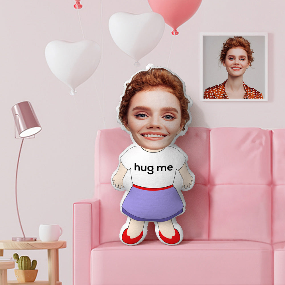 Face Pillow HUG ME Pillow Custom Face Pillow Stuffed Toy with Your Face