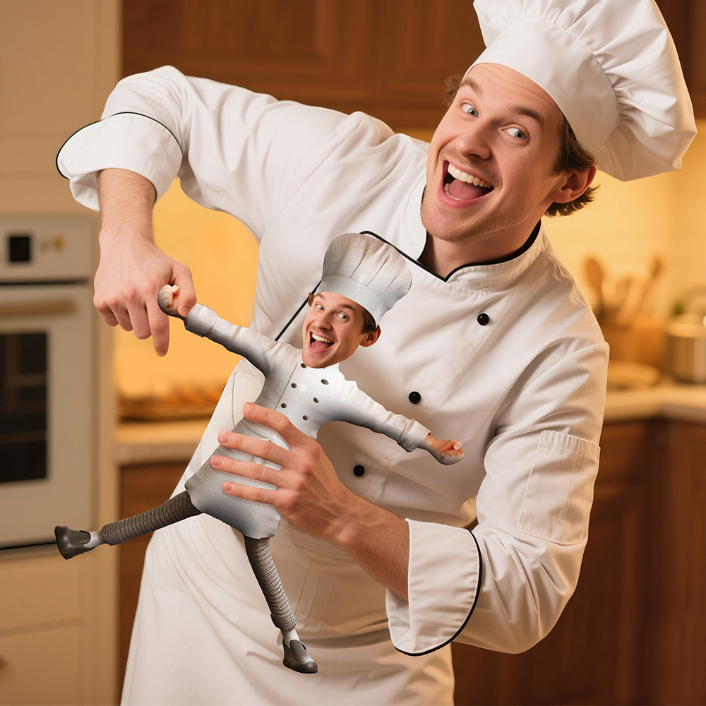 Custom Funny Personalized Mini Figure Keychain/Doll Face Sexy Valentine Wire Doll Gift - makephotopuzzleuk