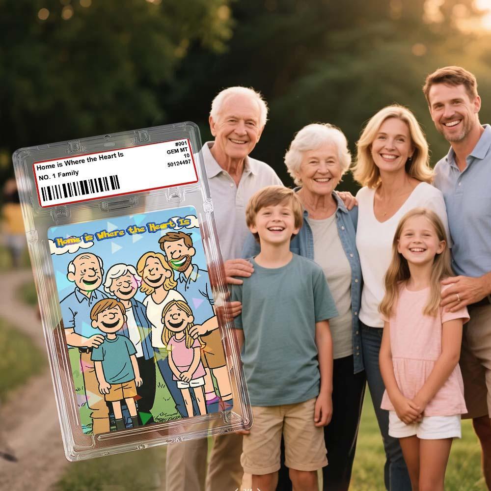 Personalized Card Anniversary Present Turn Your Photo into a Unique Collectible - MyFaceTshirt