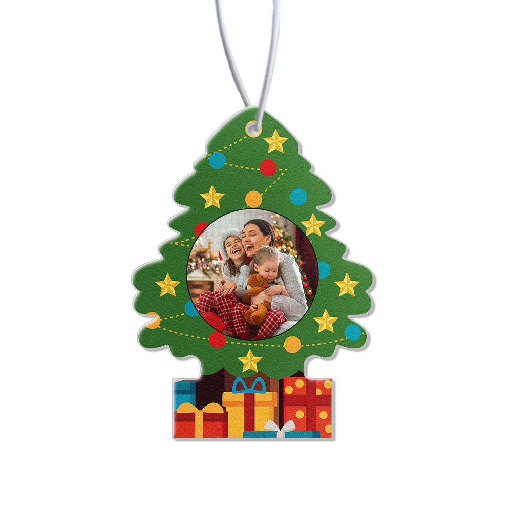 Custom Car Air Freshener Rearview Mirror Ornament Funny Air Freshener Gifts for Christmas - makephotopuzzleuk