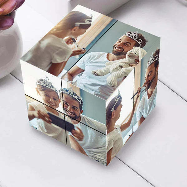 Custom Infinity Photo Cube Multiphoto Rubic Cube Creative Gifts for Loved One
