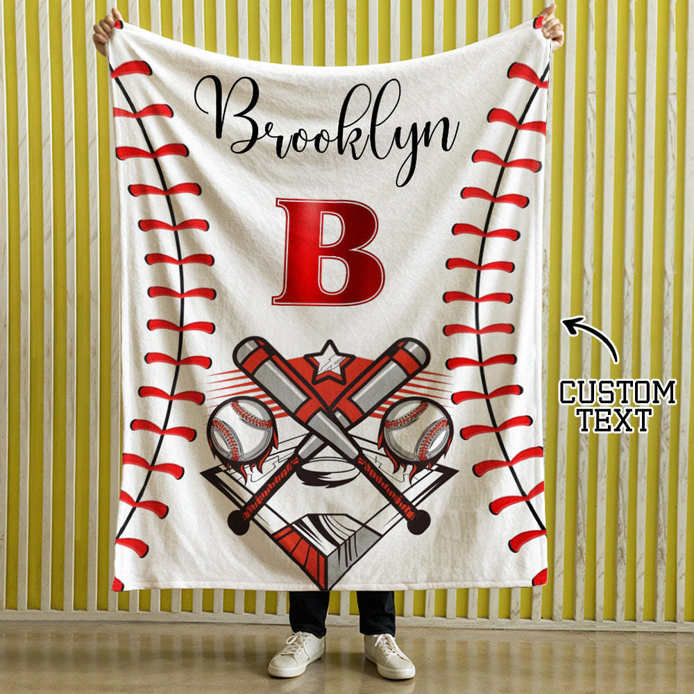 Personalised Basketball Team Blanket: Custom Name & Number Soft Throw - Ideal Gift for Basketball Players or Teams - makephotopuzzleuk