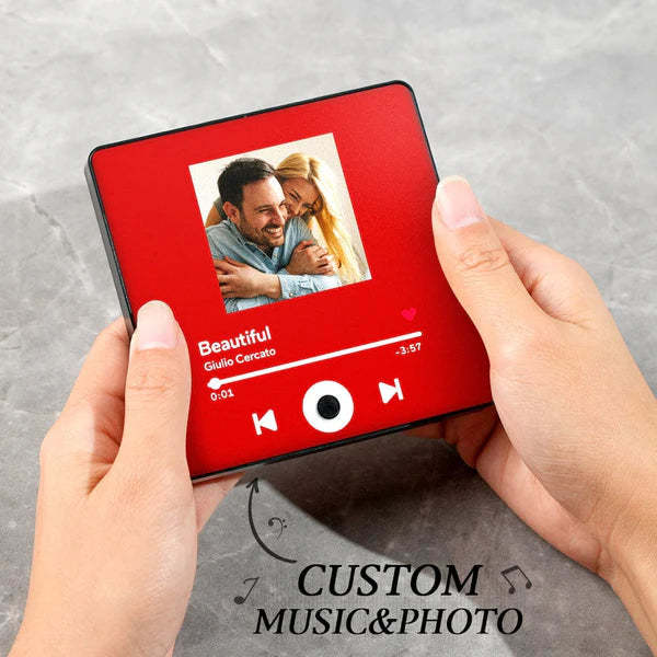 Custom Music Album Fridge Magnet Personalized Music Fridge Magnet Can Play Songs With Adjust Volume Christmas Gifts - makephotopuzzleuk
