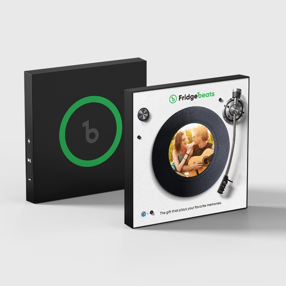 Custom Music and Photo Fridge Magnet NFC Functionality Song Fridge Mag