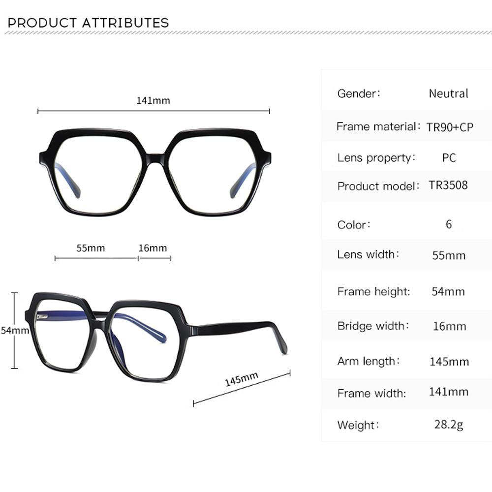Believe - Fashion Blue Light Blocking Computer Reading Gaming Glasses - Tortoise Shell