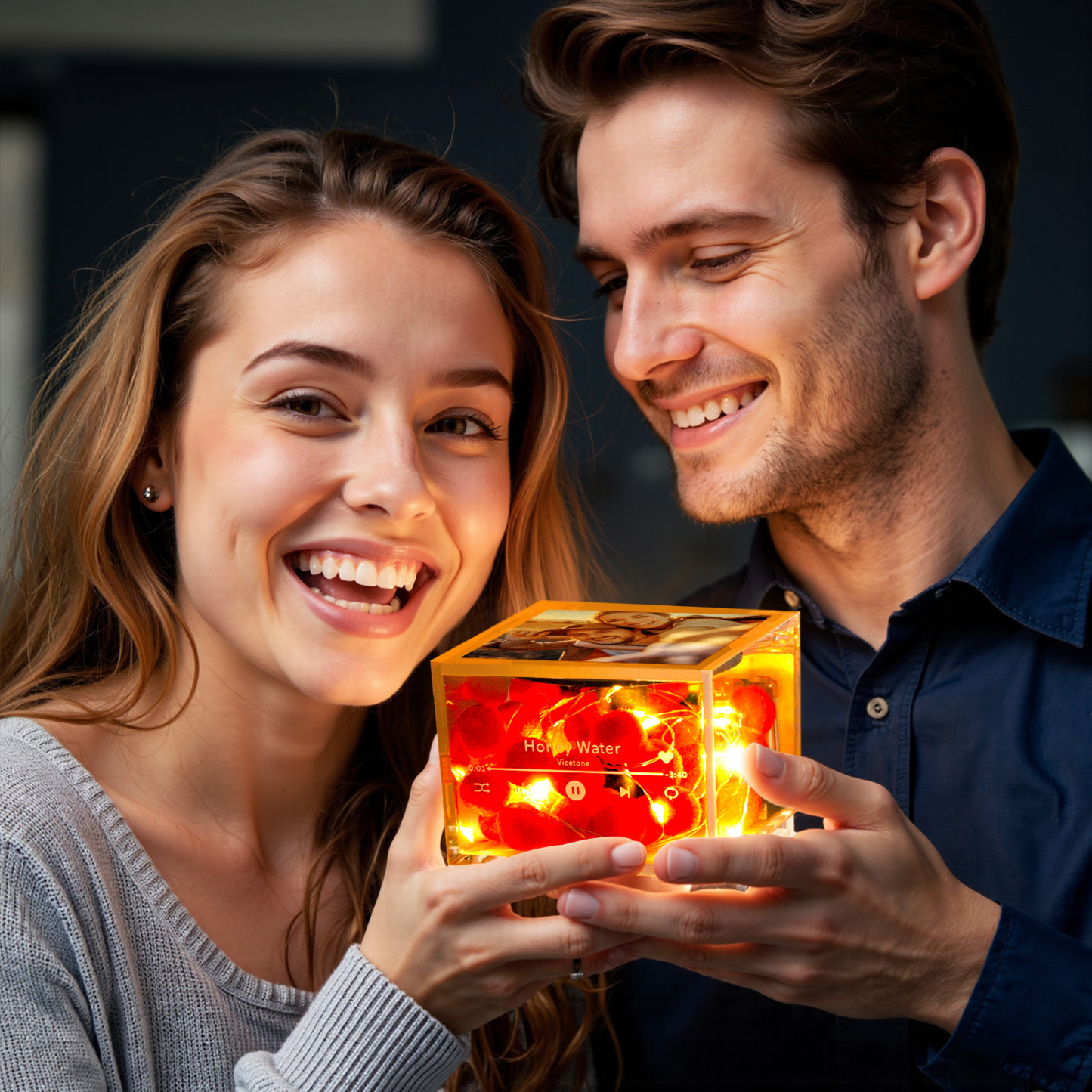 [Copy]NFC NIGHT LIGHT DESK DECOR-FRONT UPLOAD PHOTO STYLE