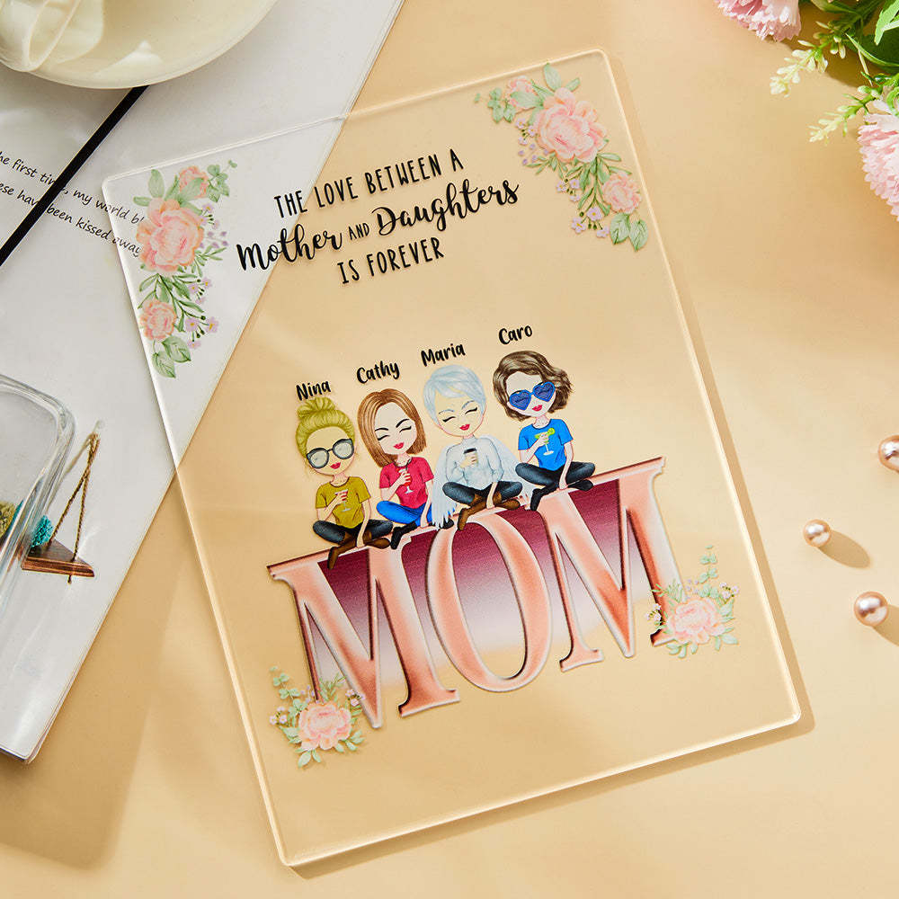 Personalised Acrylic Plaque Mother and Children Best Family