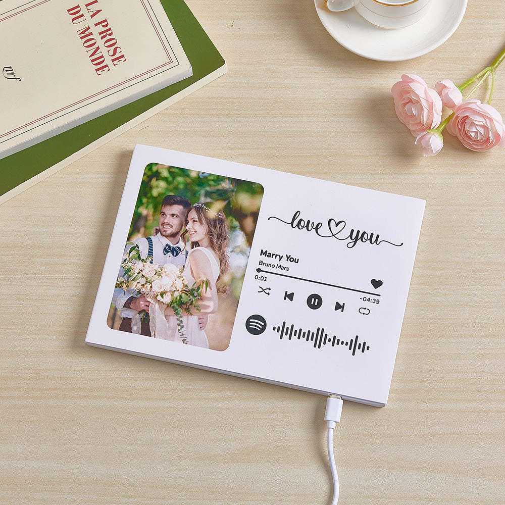 Personalised Video Book Custom Video Greeting Card Brochures Video Book Gift for Couples