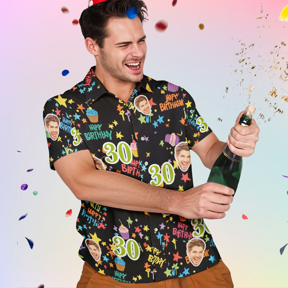 Custom Birthday Fortune, Treasure Shirt, Custom Age Face Birthday Shirt
