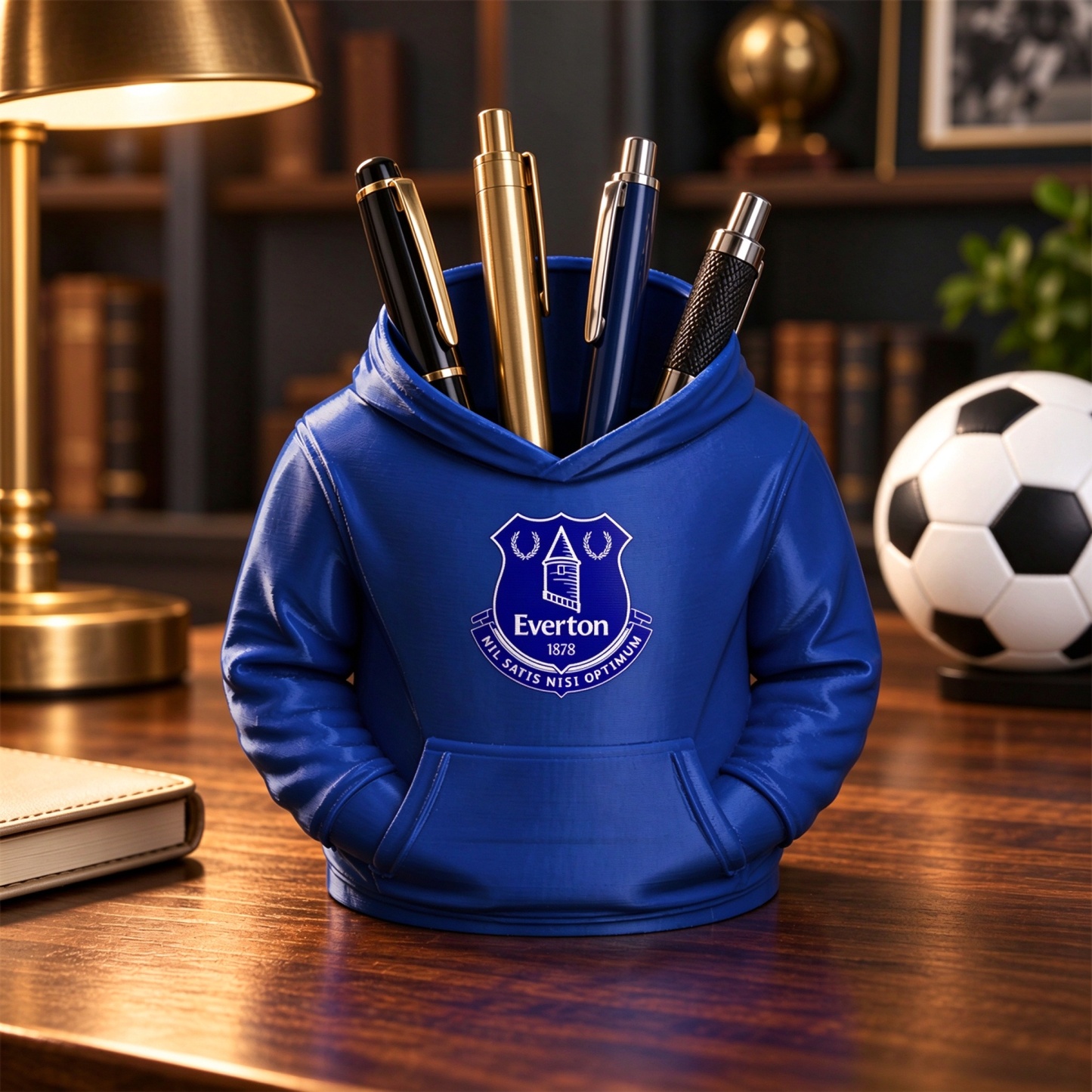 UK Football Hoodie Pen Holder 3D Printed Desk Organizer Soccer Fan Gift - makephotopuzzleuk