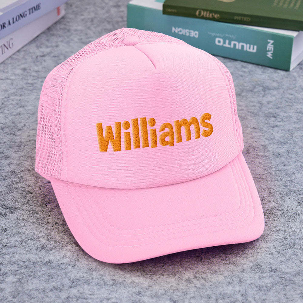 Custom Puff Print Trucker Hat Personalized Foam Trucker Caps for Adult - makephotopuzzleuk