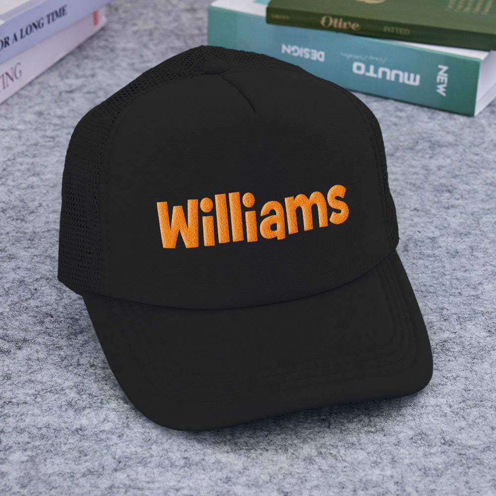 Custom Puff Print Trucker Hat Personalized Foam Trucker Caps for Adult - makephotopuzzleuk