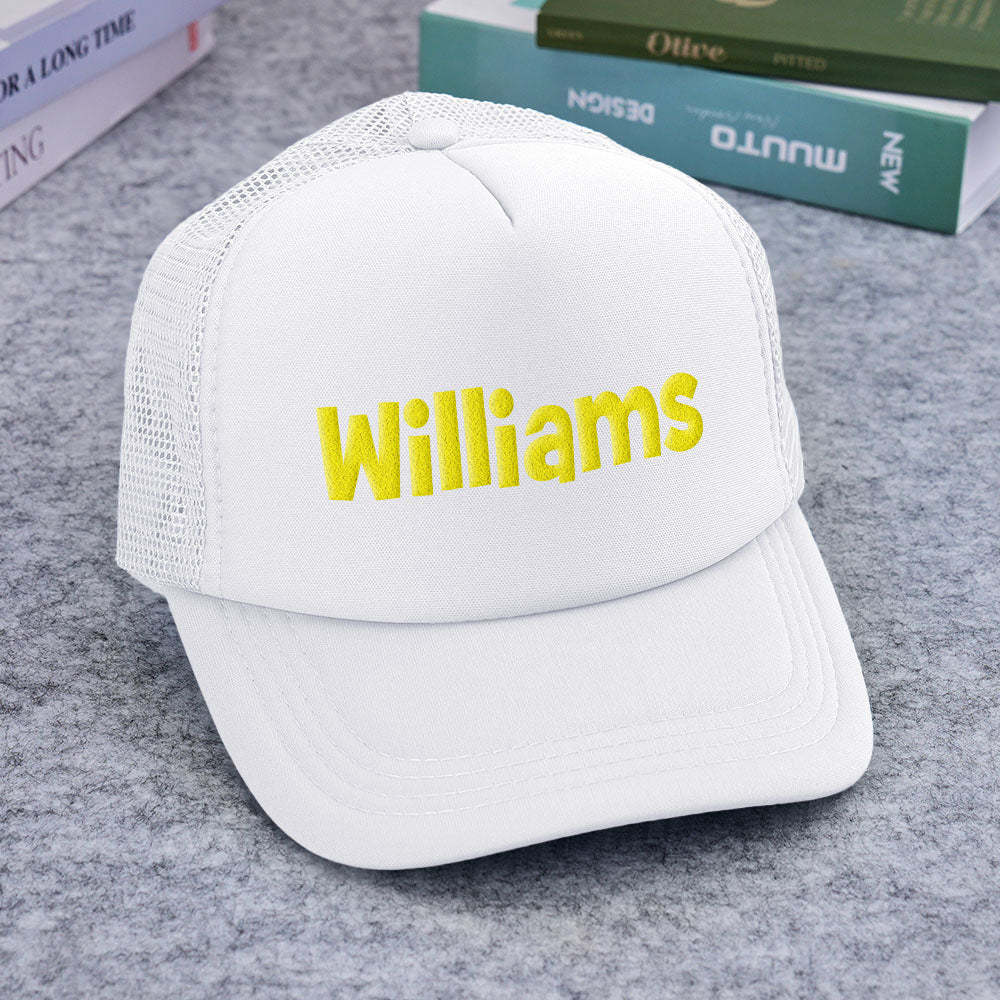 Custom Puff Print Trucker Hat Personalized Foam Trucker Caps for Adult - makephotopuzzleuk