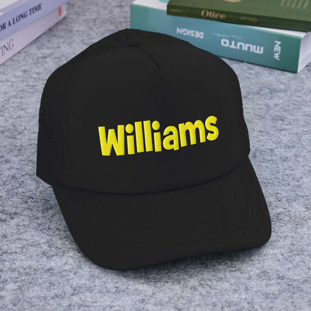 Custom Puff Print Trucker Hat Personalized Foam Trucker Caps for Adult - makephotopuzzleuk