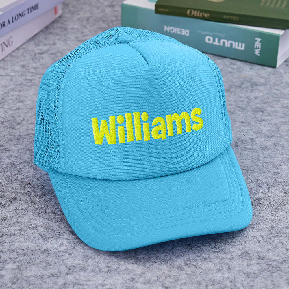 Custom Puff Print Trucker Hat Personalized Foam Trucker Caps for Adult - makephotopuzzleuk