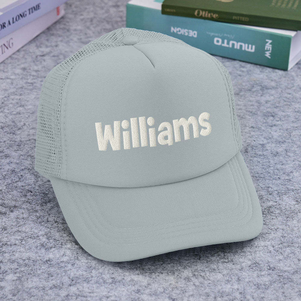 Custom Puff Print Trucker Hat Personalized Foam Trucker Caps for Adult - makephotopuzzleuk