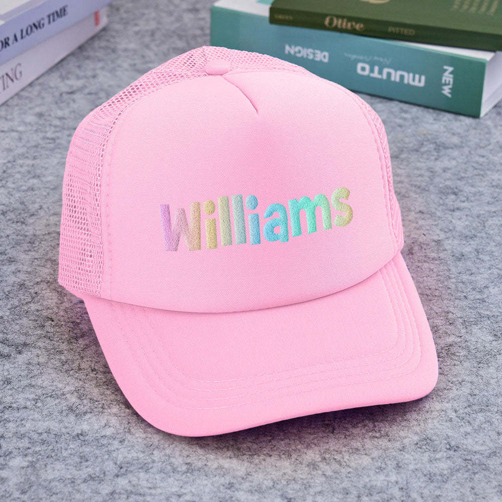 Custom Puff Print Trucker Hat Personalized Foam Trucker Caps for Adult - makephotopuzzleuk