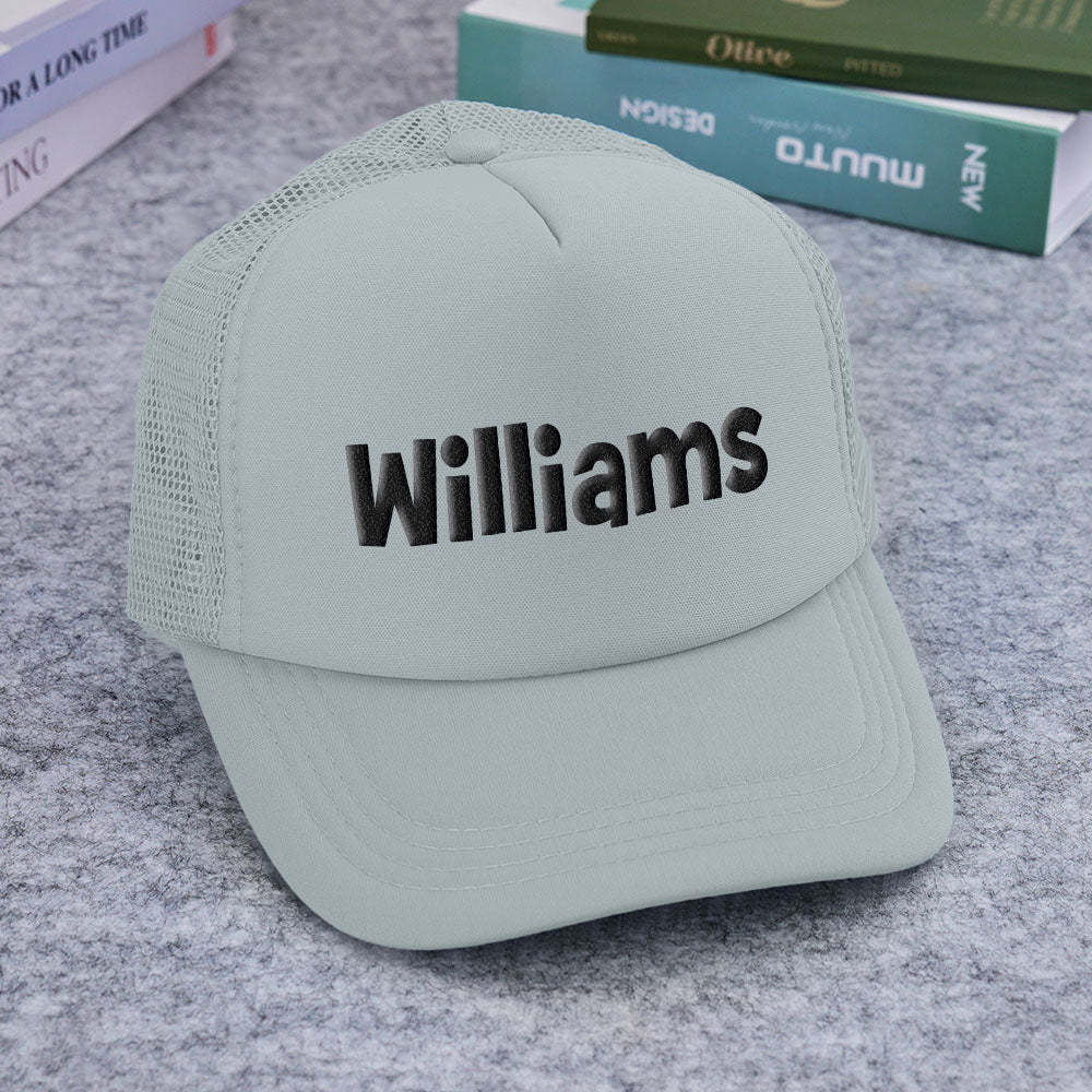Custom Puff Print Trucker Hat Personalized Foam Trucker Caps for Adult - makephotopuzzleuk