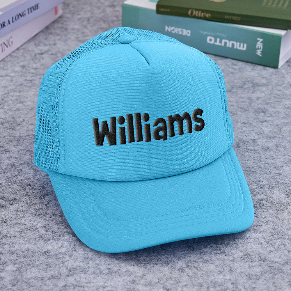 Custom Puff Print Trucker Hat Personalized Foam Trucker Caps for Adult - makephotopuzzleuk