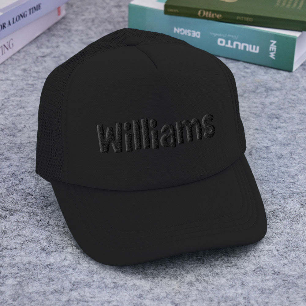 Custom Puff Print Trucker Hat Personalized Foam Trucker Caps for Adult - makephotopuzzleuk