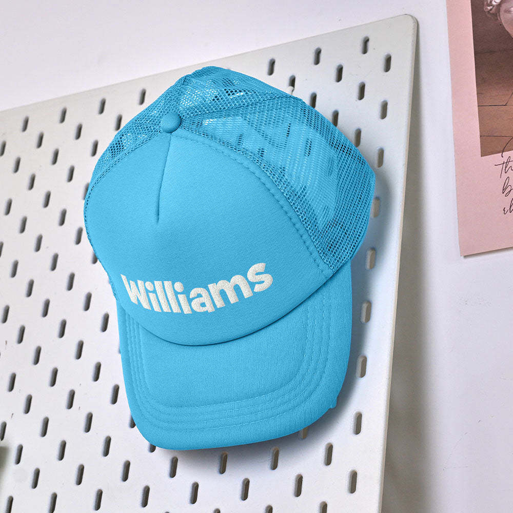 Custom Puff Print Trucker Hat Personalized Foam Trucker Caps for Adult - makephotopuzzleuk