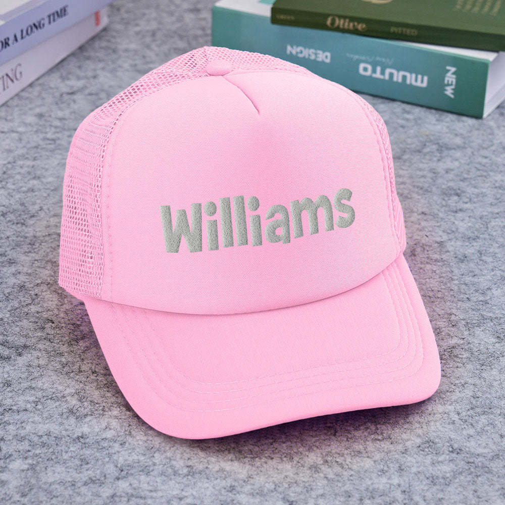 Custom Puff Print Trucker Hat Personalized Foam Trucker Caps for Adult - makephotopuzzleuk