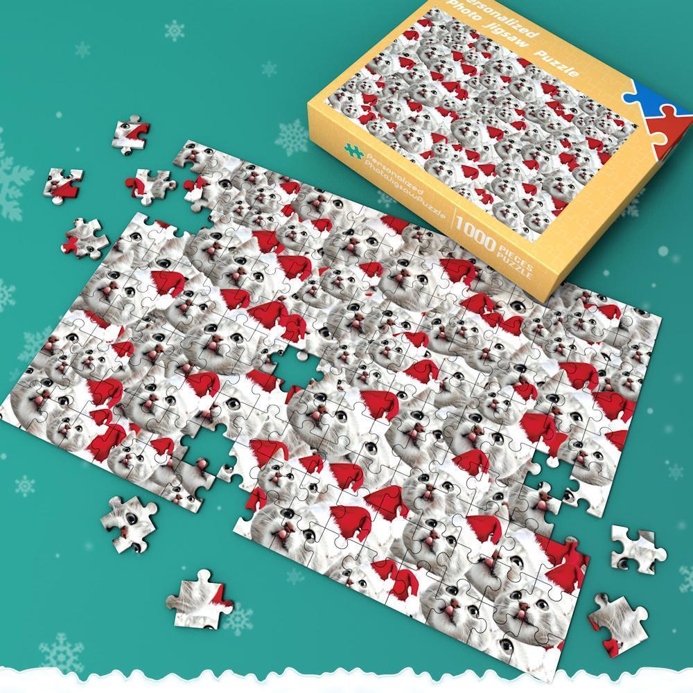 Custom Face Mash Jigsaw Puzzle Gifts For Christmas 35-1000 pieces