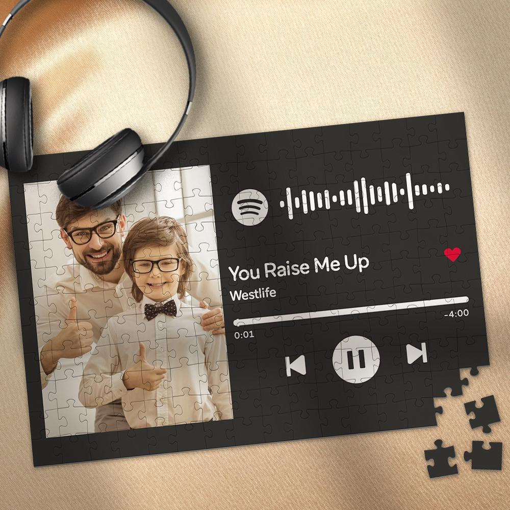 Personalised Spotify Code Music Plaque Jigsaw Puzzle Best Gifts 35-1000 pieces