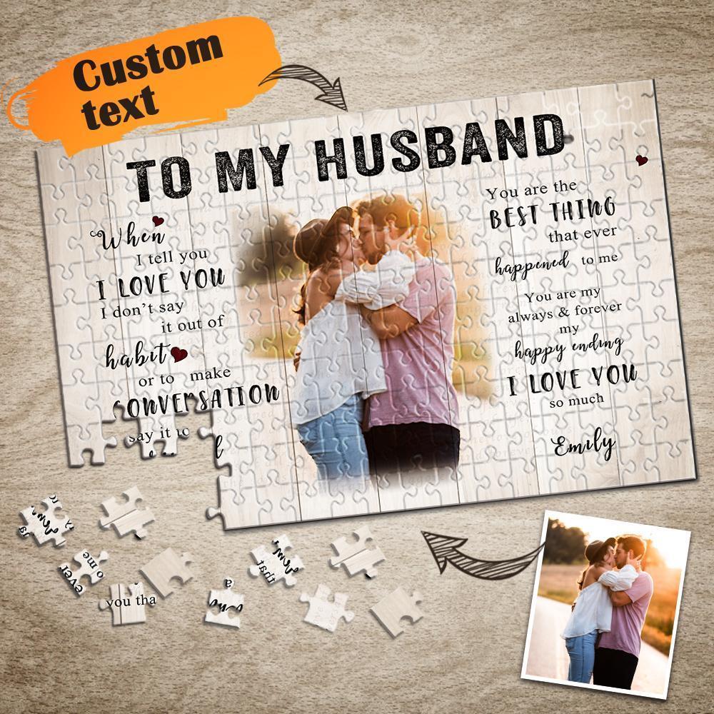 Custom Photo Promise Puzzle 35,150,300,500,1000 Piece Jigsaw Puzzle for Lovers