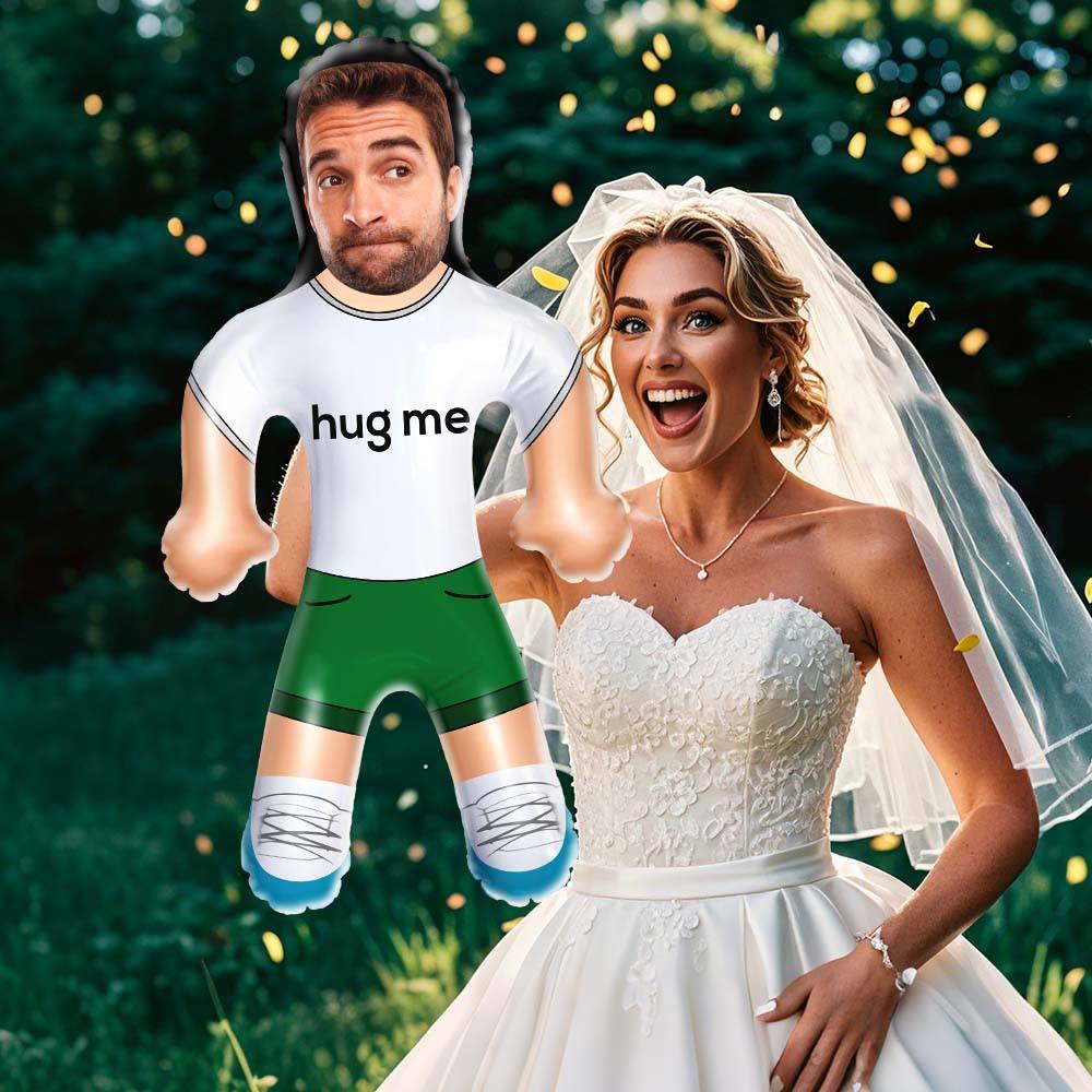 Custom Blow Up Dolls - Personalized Hug Me Inflatable Minime Balloons for Unique Gifts - makephotopuzzleuk