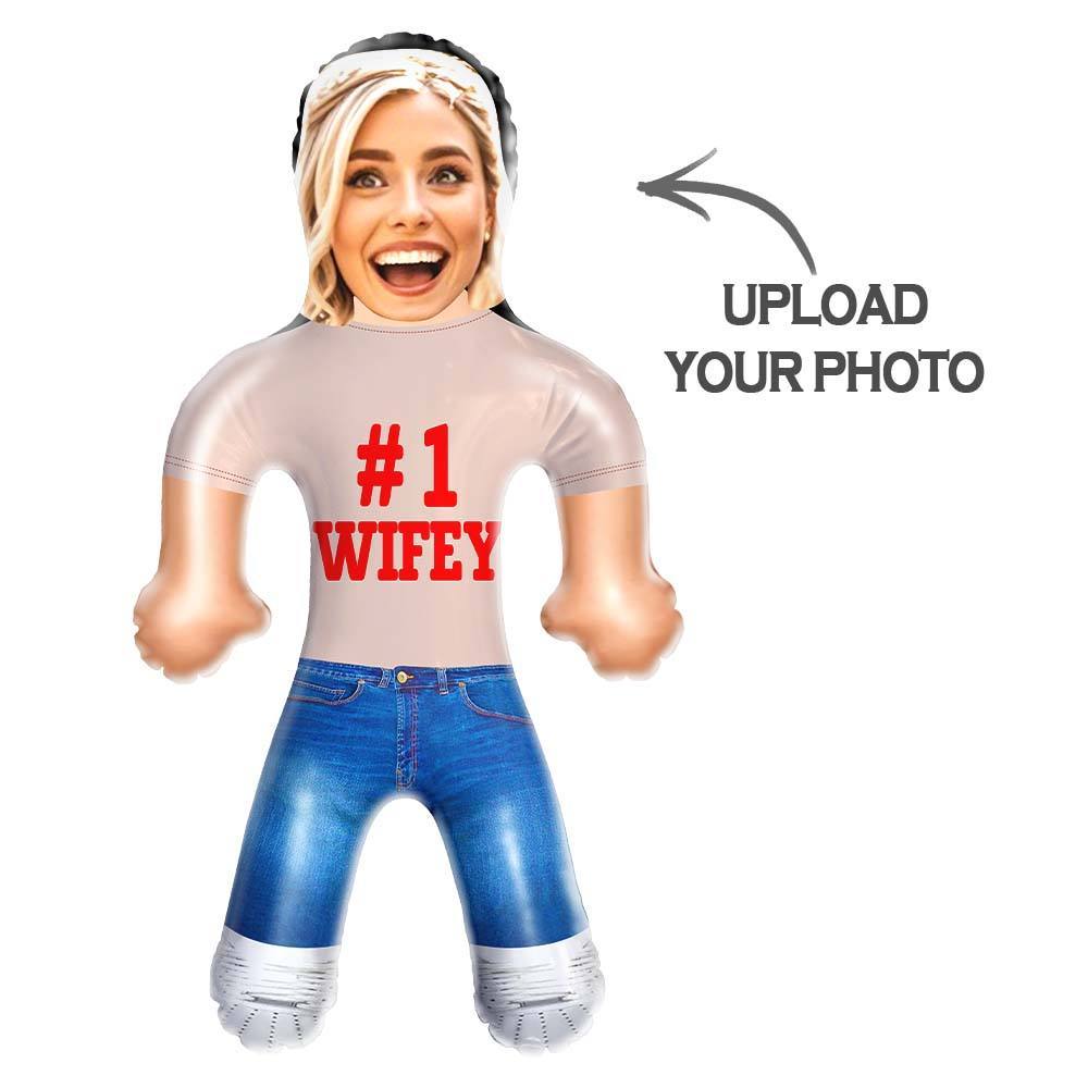 Custom Blow Up Dolls #1 Wifey - Personalized Fun Gift for Wife - makephotopuzzleuk