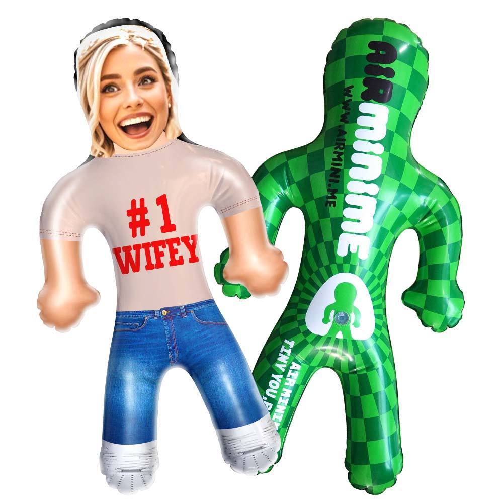 Custom Blow Up Dolls #1 Wifey - Personalized Fun Gift for Wife - makephotopuzzleuk
