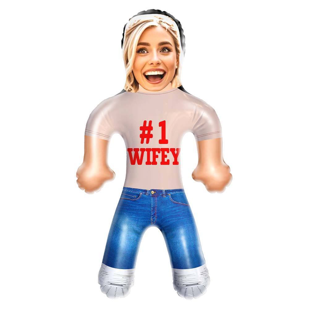 Custom Blow Up Dolls #1 Wifey - Personalized Fun Gift for Wife - makephotopuzzleuk