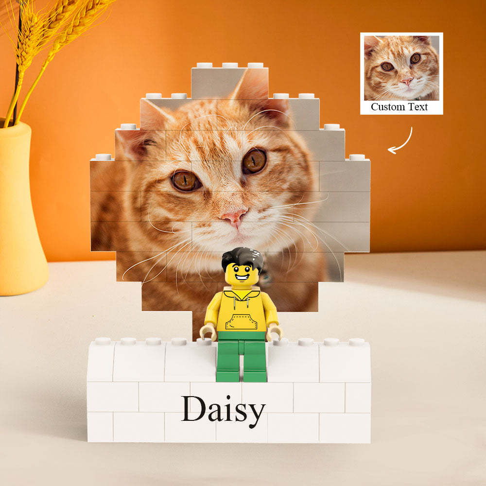 Custom Circles Shaped Photo Building Block Set Figures Building Kits