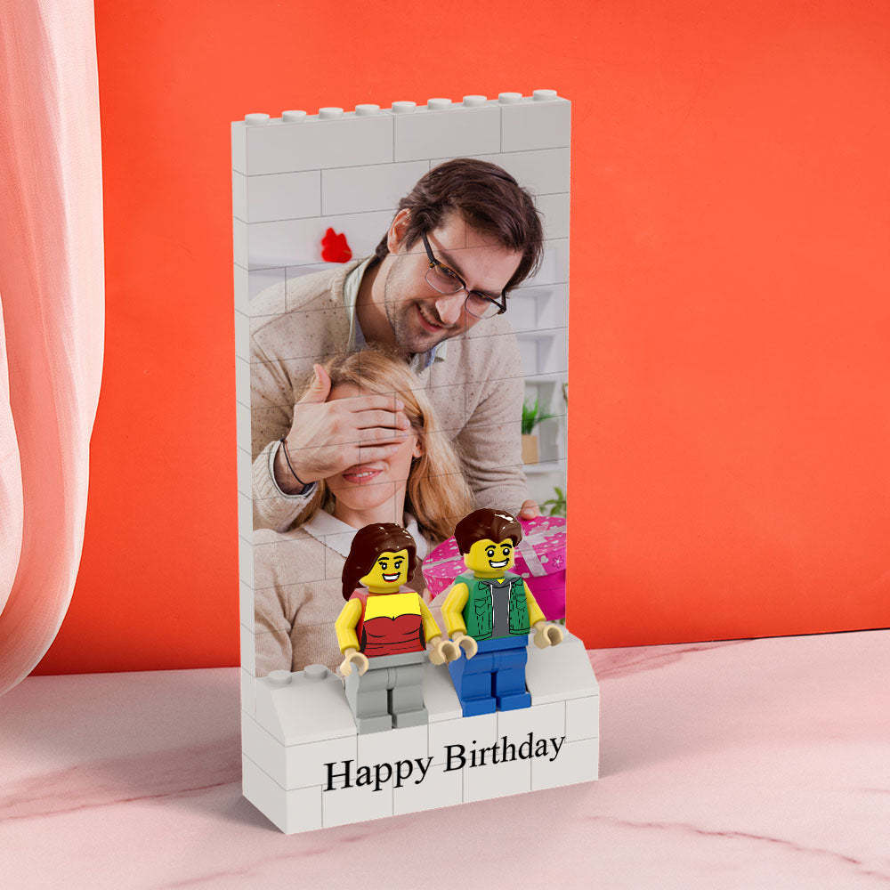Custom Vertical Rectangle Photo Building Block Set Figures Building Kits